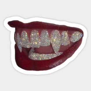 Vampire teeth Sticker